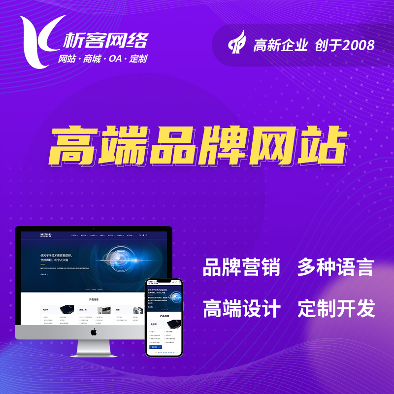 南京高端品牌网站
